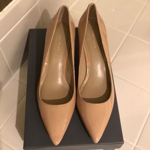 Patent kitten pump never worn